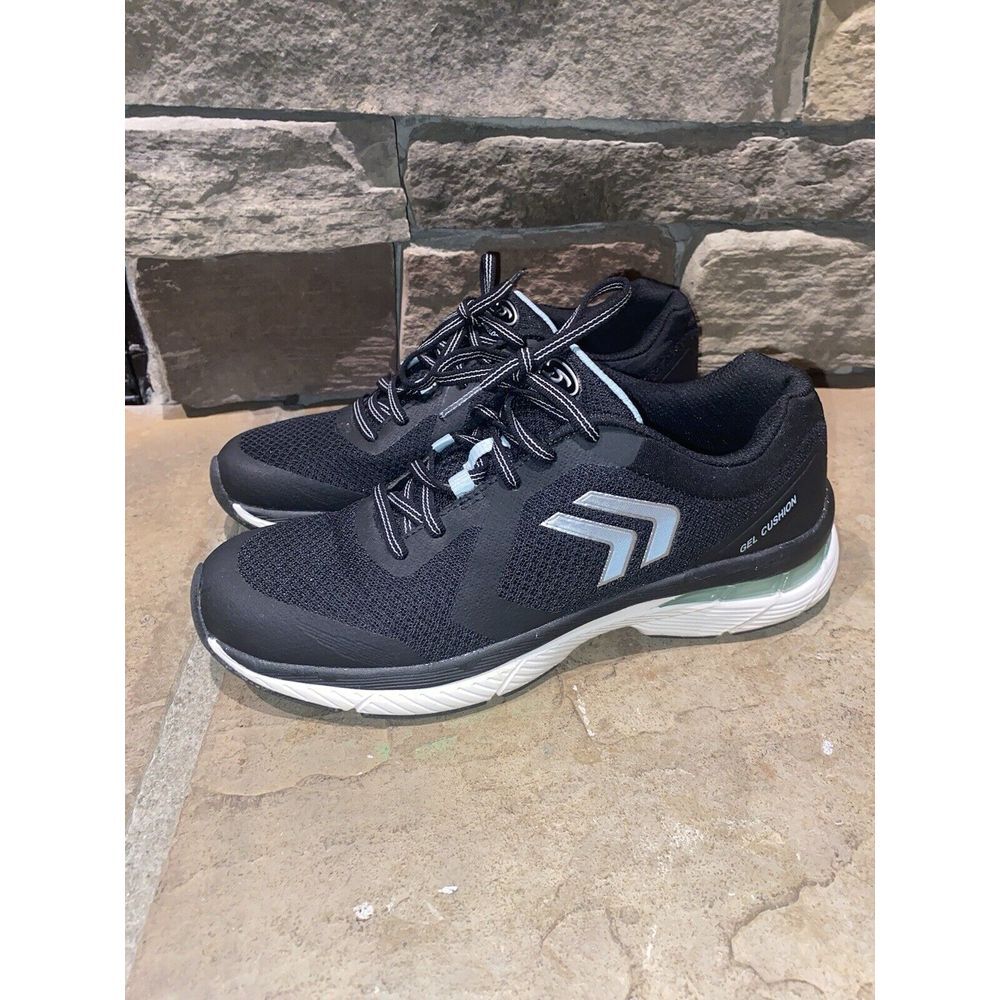 Dr. Scholl's Women's To‎ The Point Mesh Sneakers 7.5M, Black, Gray, Comfort